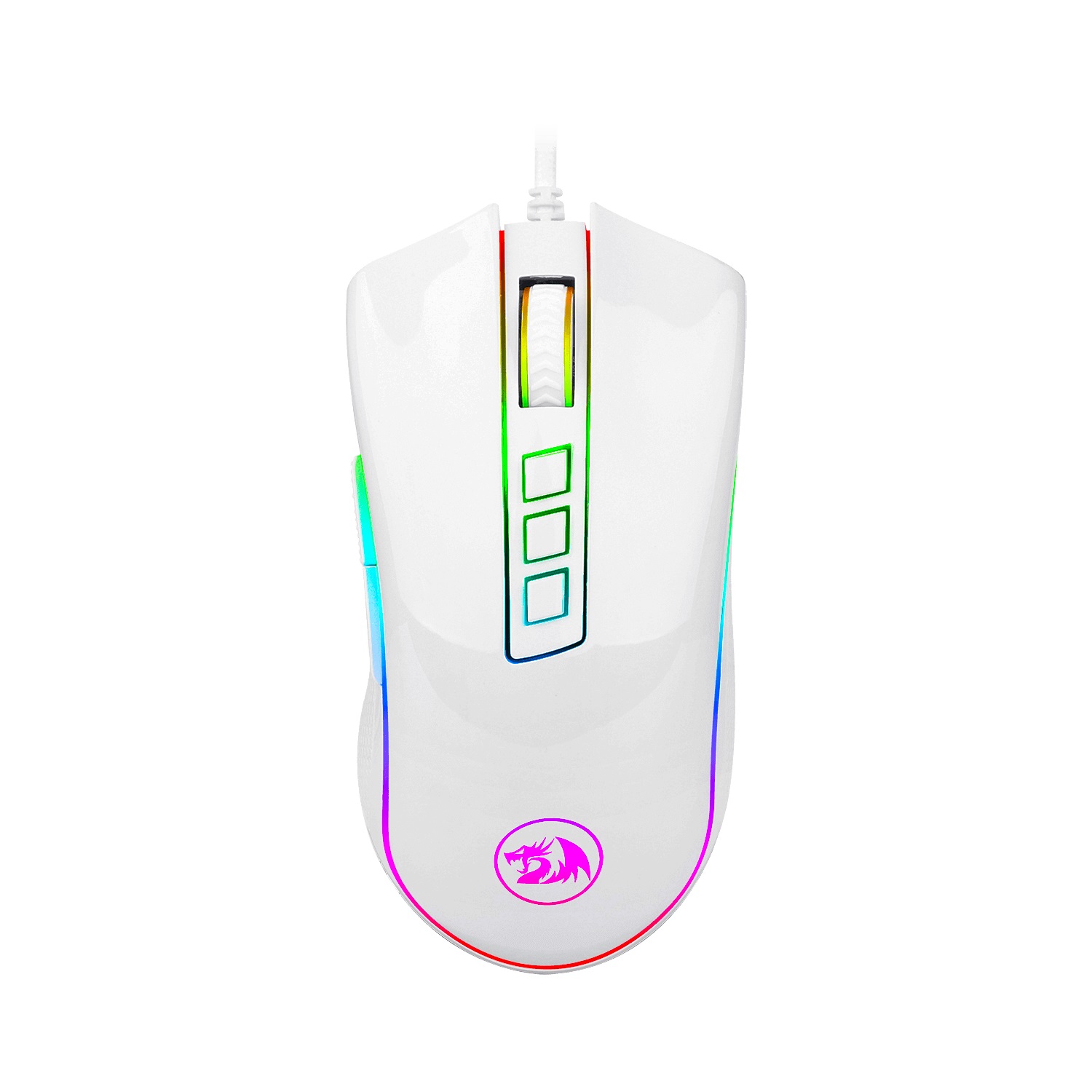 Mouse  Redragon Cobra White Chroma